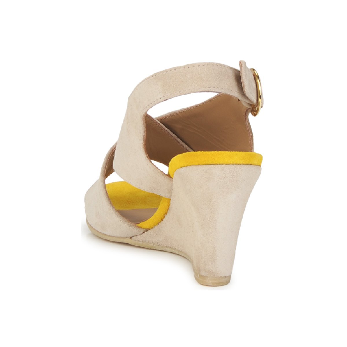 Pieces Ottine LT Sand 17039531 scarpe tacco donna velluto