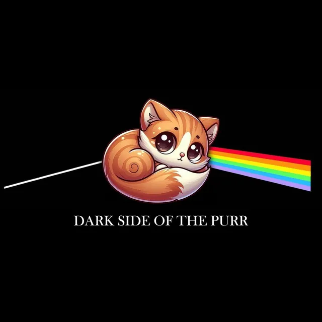Matrix Music Store Cats Dark Side Purr t-shirt unisex donna