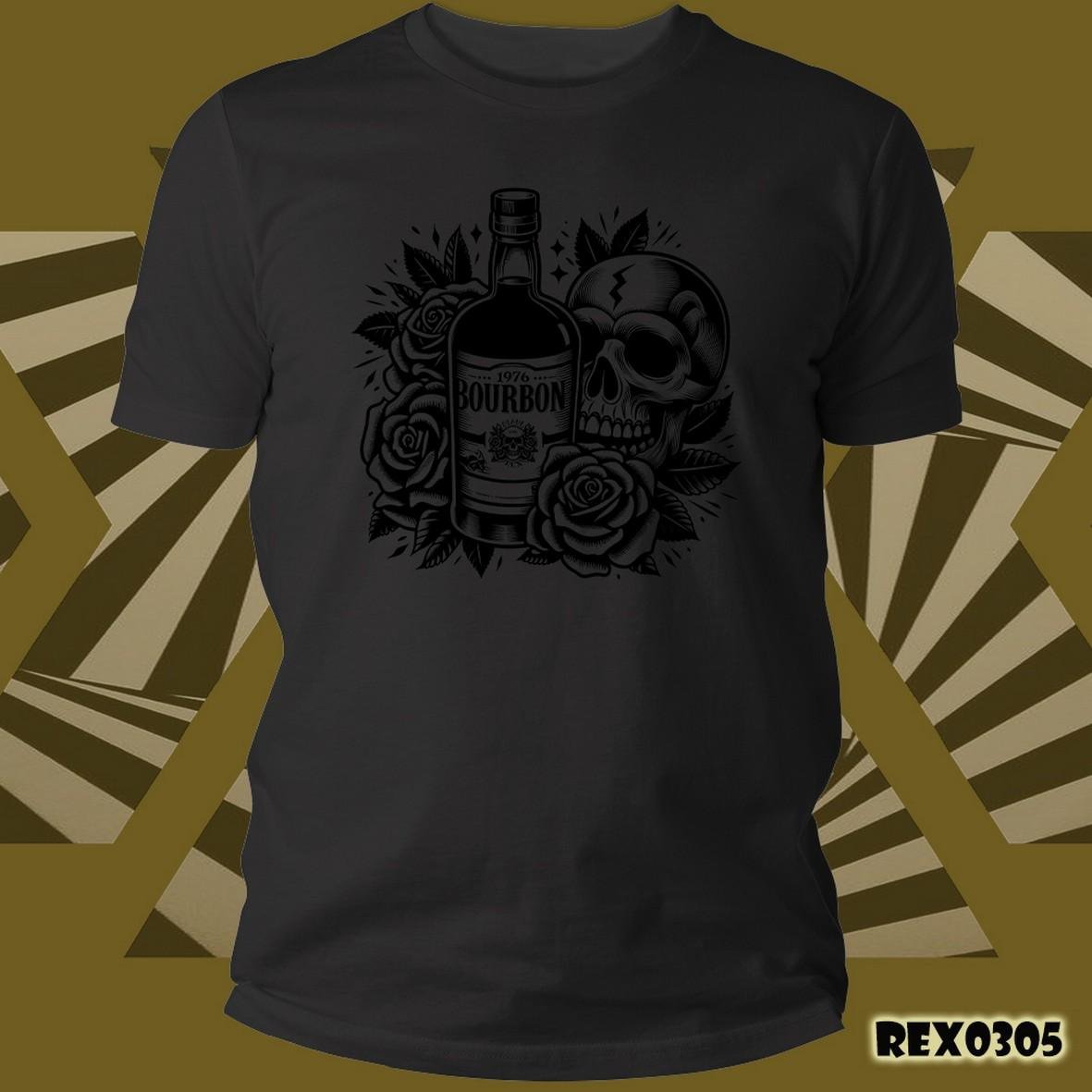 Matrix Music Store Rex Diaul D'Un Rex-Bourbon T-shirt unisex