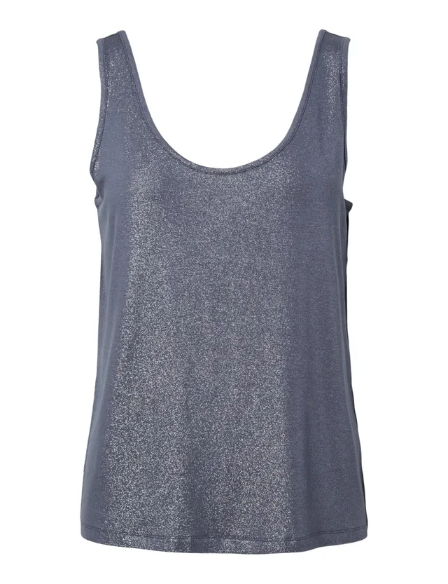 Pieces Pcalice Canottiera Donna con Glitter Leggera