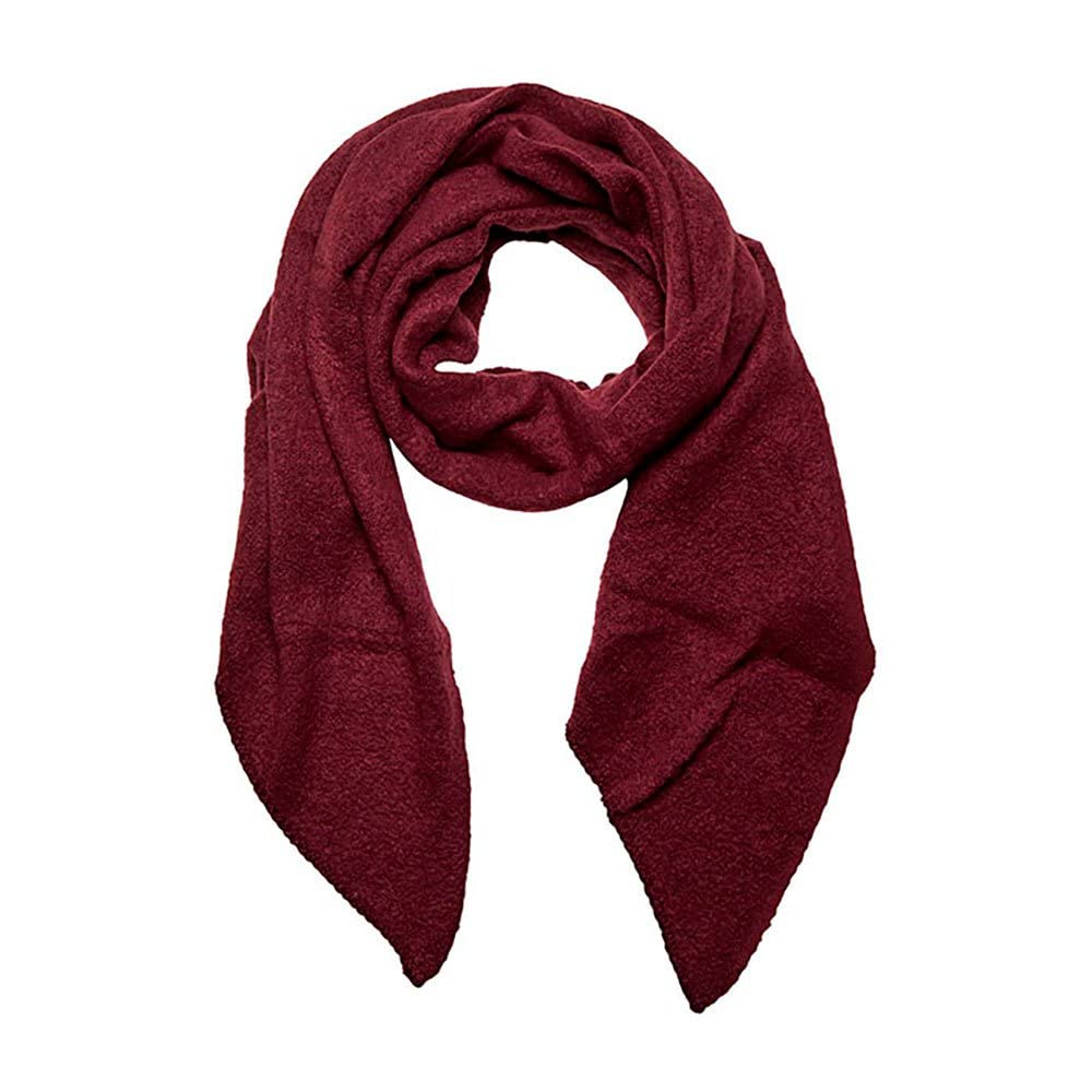 PIECES Pcpyron sciarpa lunga donna nero whitecap