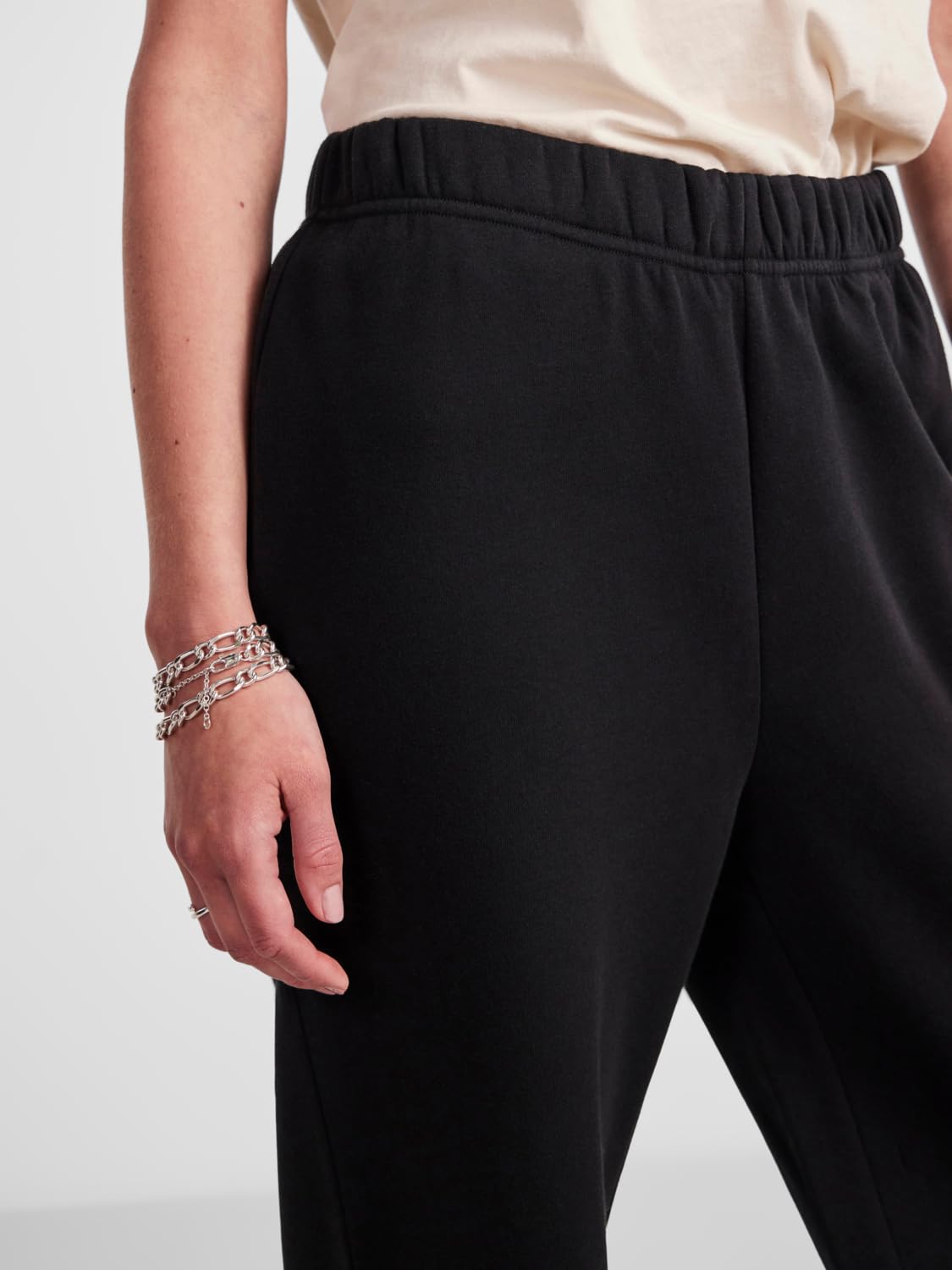 PIECES Pcchilli HW Wide Sweat Pants Noos BC pantaloni tuta vita alta