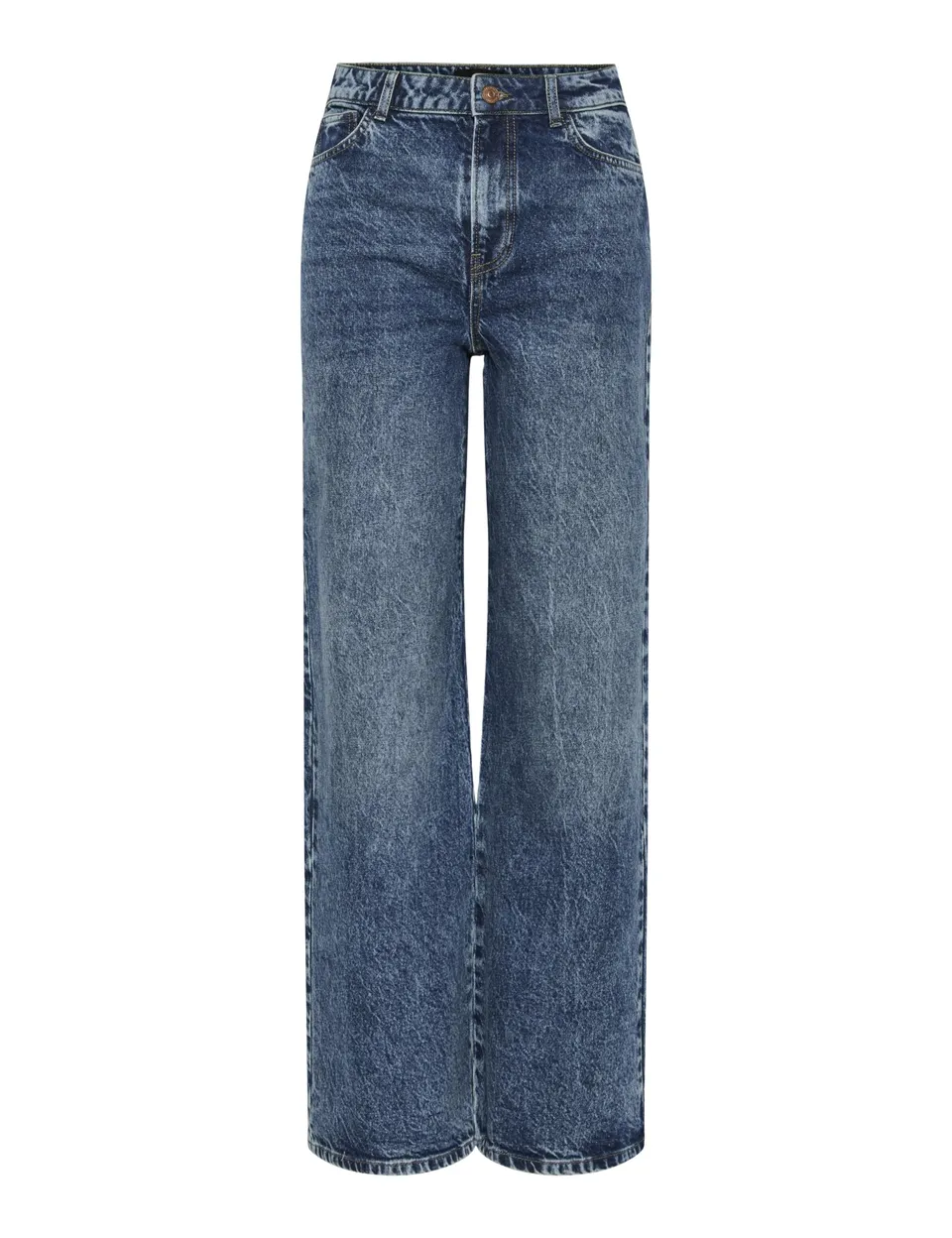 Pieces Pcselma HW Wide Jeans donna 27W/30L larghi
