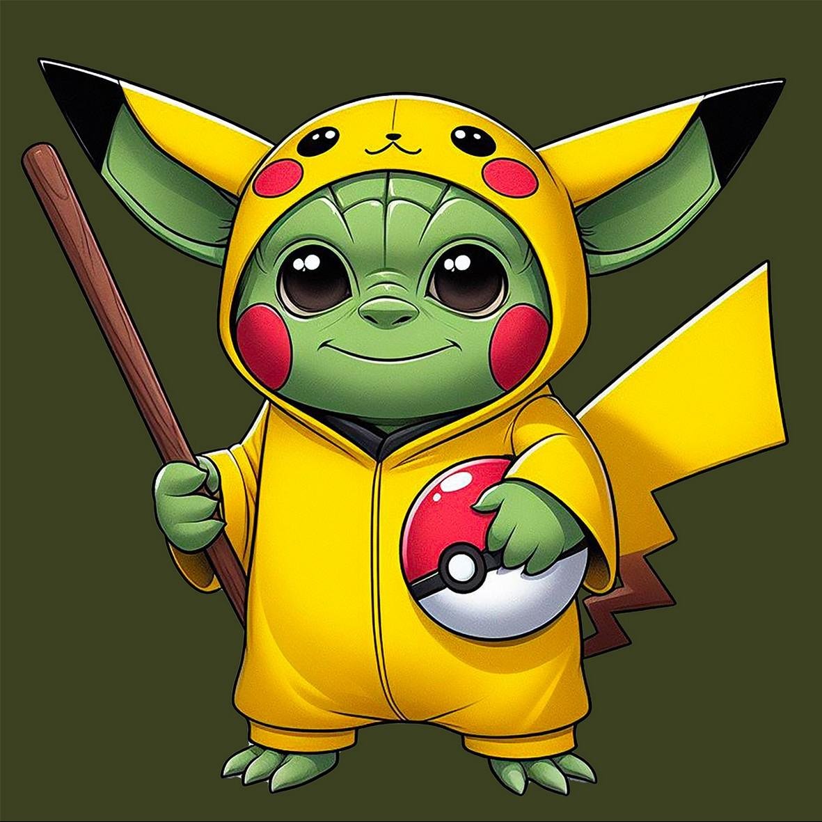 Matrix Rex Pika Yoda t-shirt unisex cotone