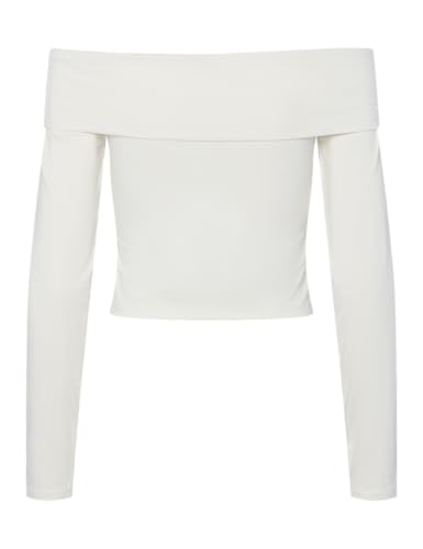 Pieces Pctuffe LS Top spalle scoperte donna taglia L