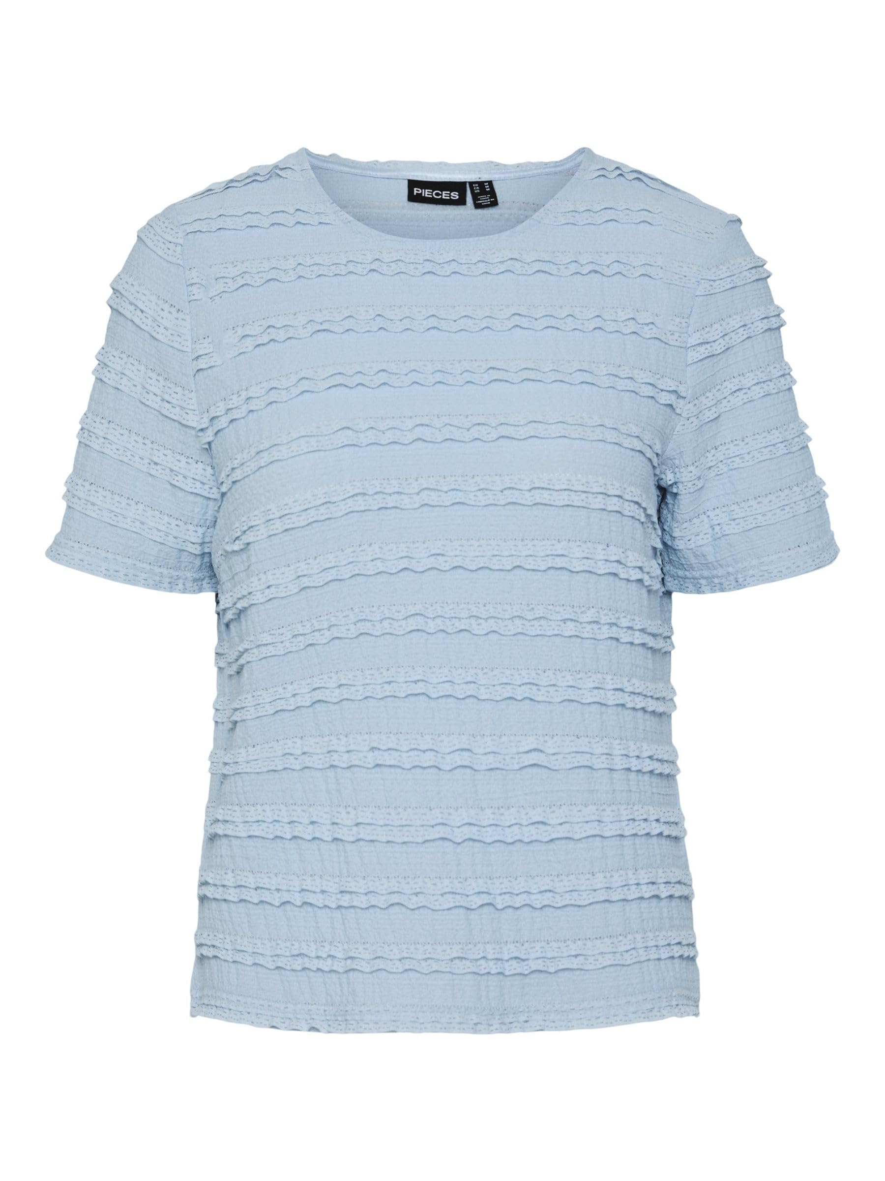 Pieces Pcanine SS O-Neck Top t-shirt donna L girocollo