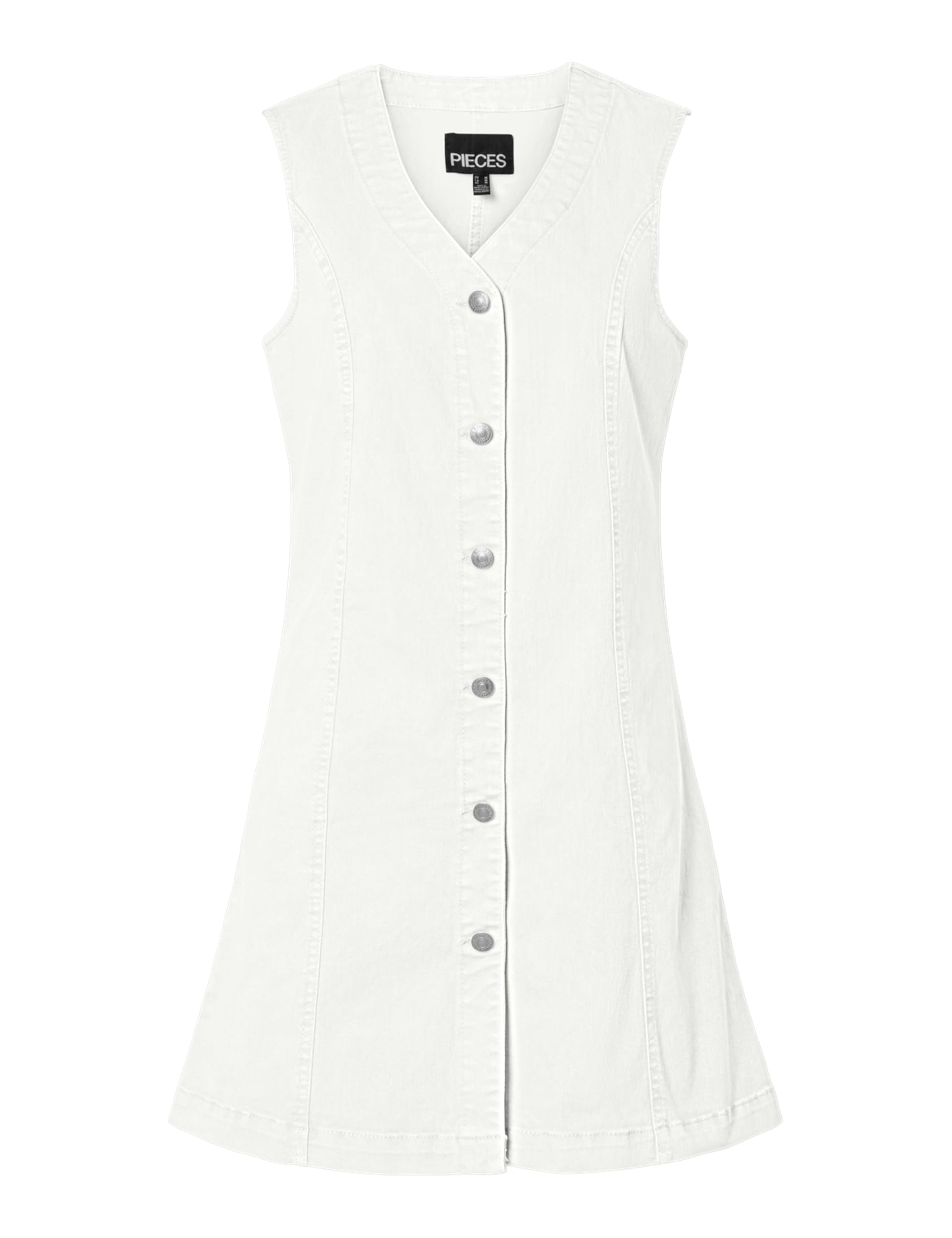 Pieces Pcfiona Vestito Corto Denim Donna Taglia S Giorno