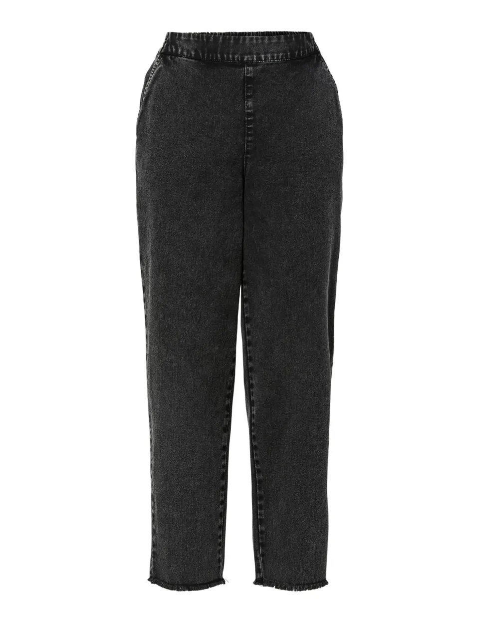 Pieces Pcsally HW pantaloni donna alla caviglia vita alta