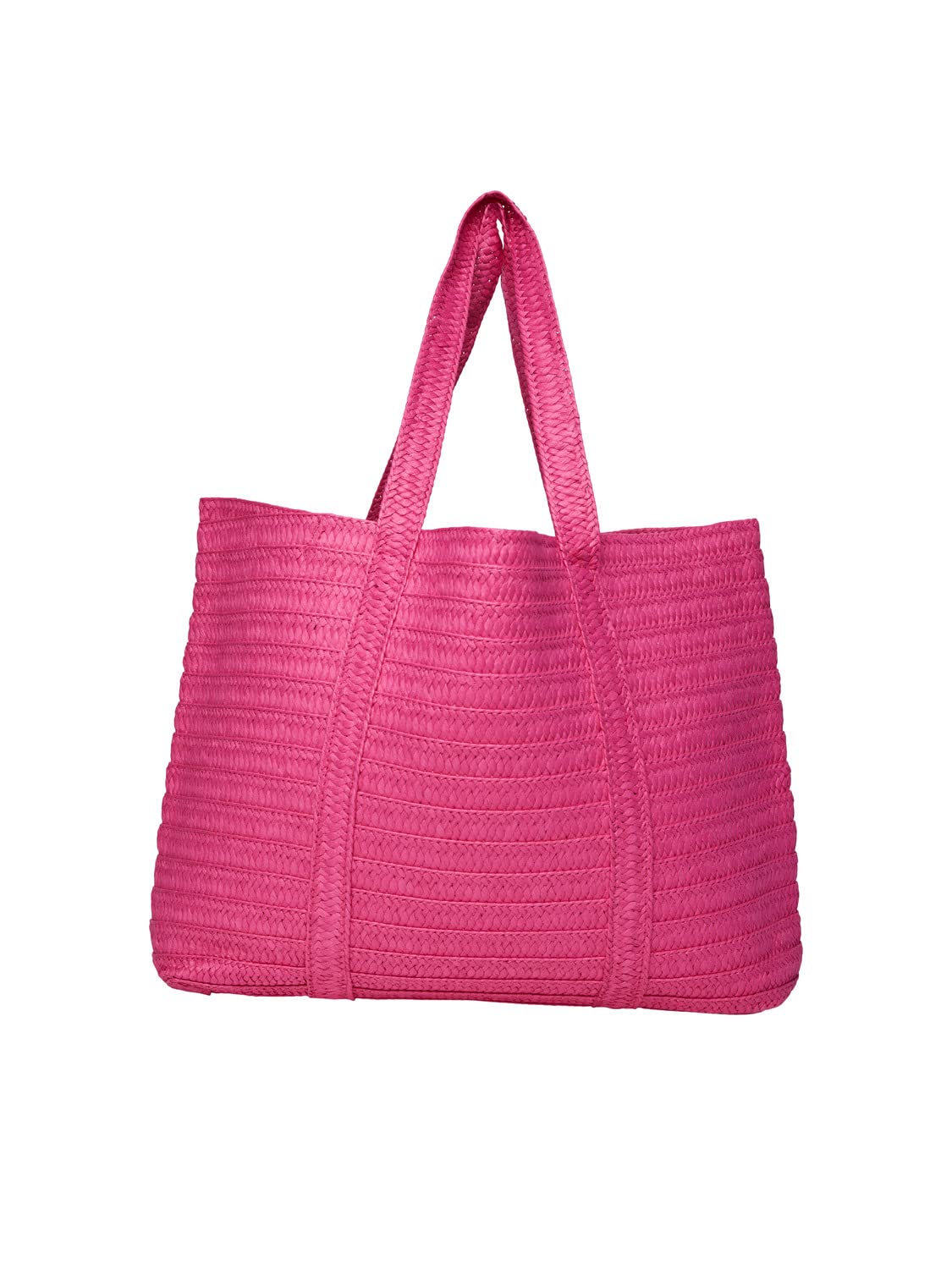 Pieces Pcloma Straw shopper donna verde paglia