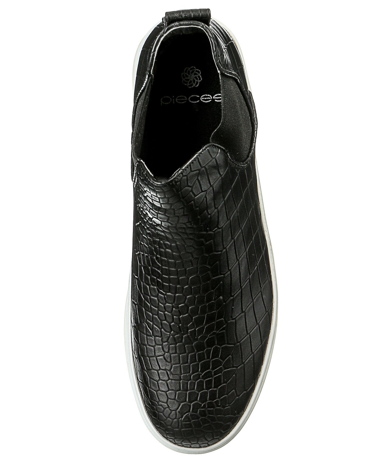 Pieces Psviola Boot mocassini donna trapuntati tacco