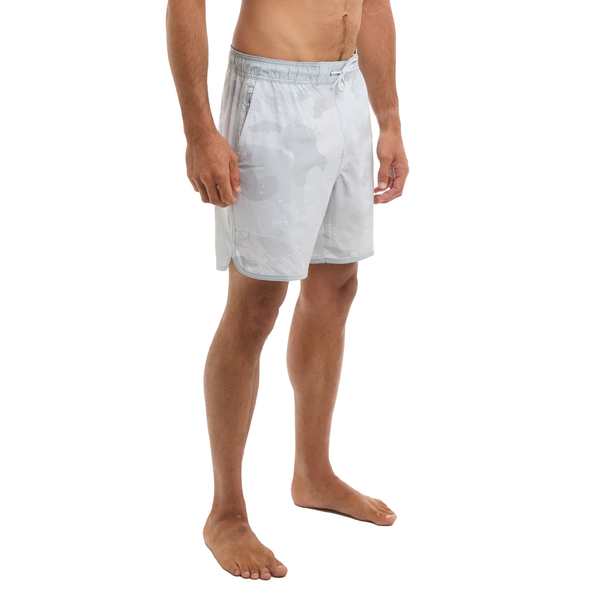 Pelagic Downswell 18 boardshort uomo grigio camo elasticizzato