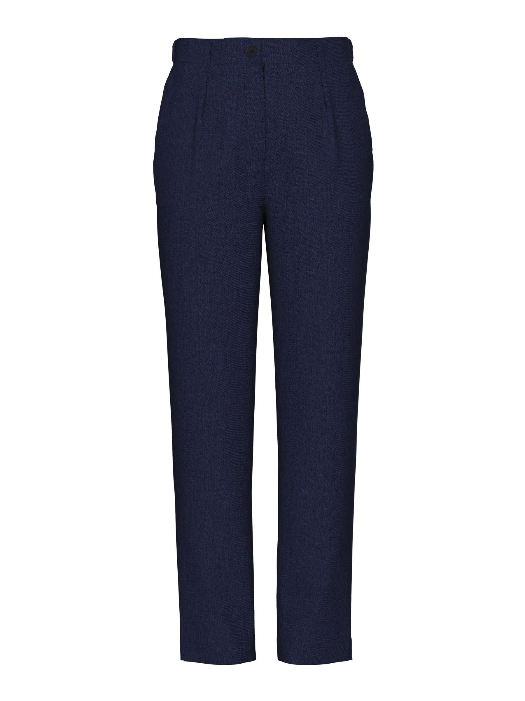 Pieces Pckamil pantaloni donna blu oltremare taglia S
