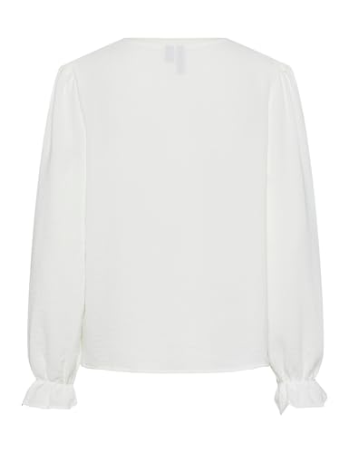 Pieces Pctiffany LS V-Neck camicia donna L maniche lunghe