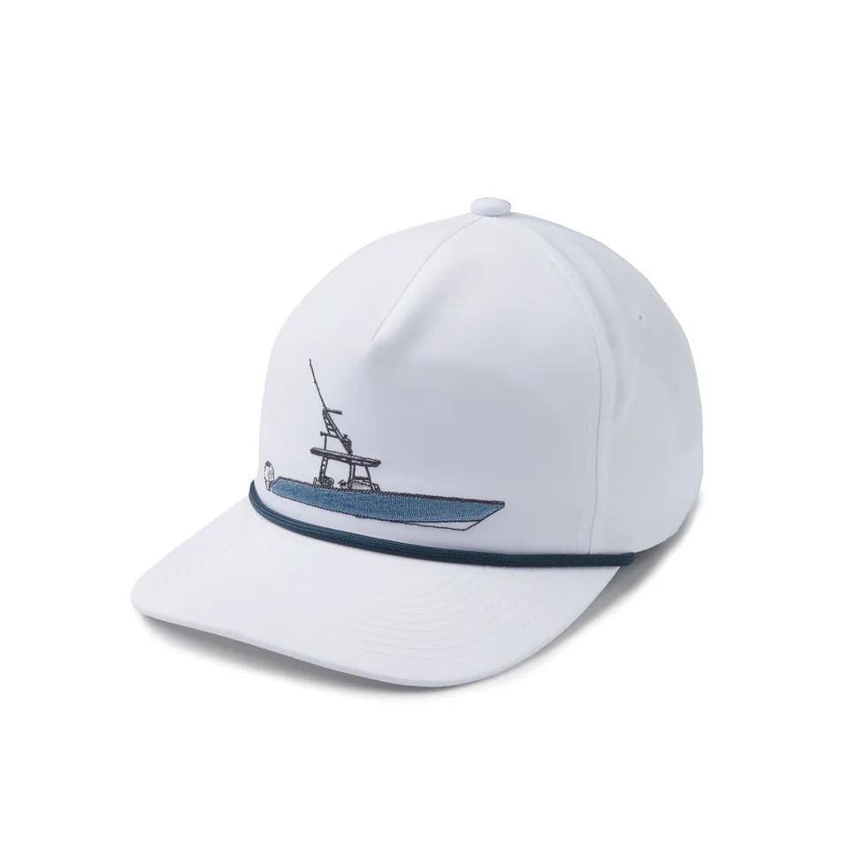 PELAGIC Adrift Fast Times cappello snapback bianco poliestere