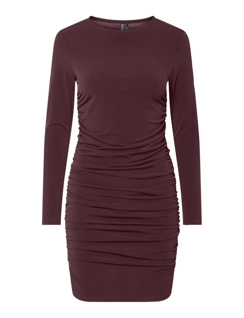 Pieces Pcmadison LS vestito donna jersey manica lunga