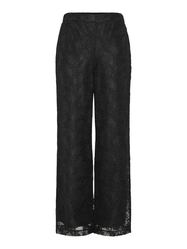 Pieces Pcbosulla HW pantaloni donna S gamba larga
