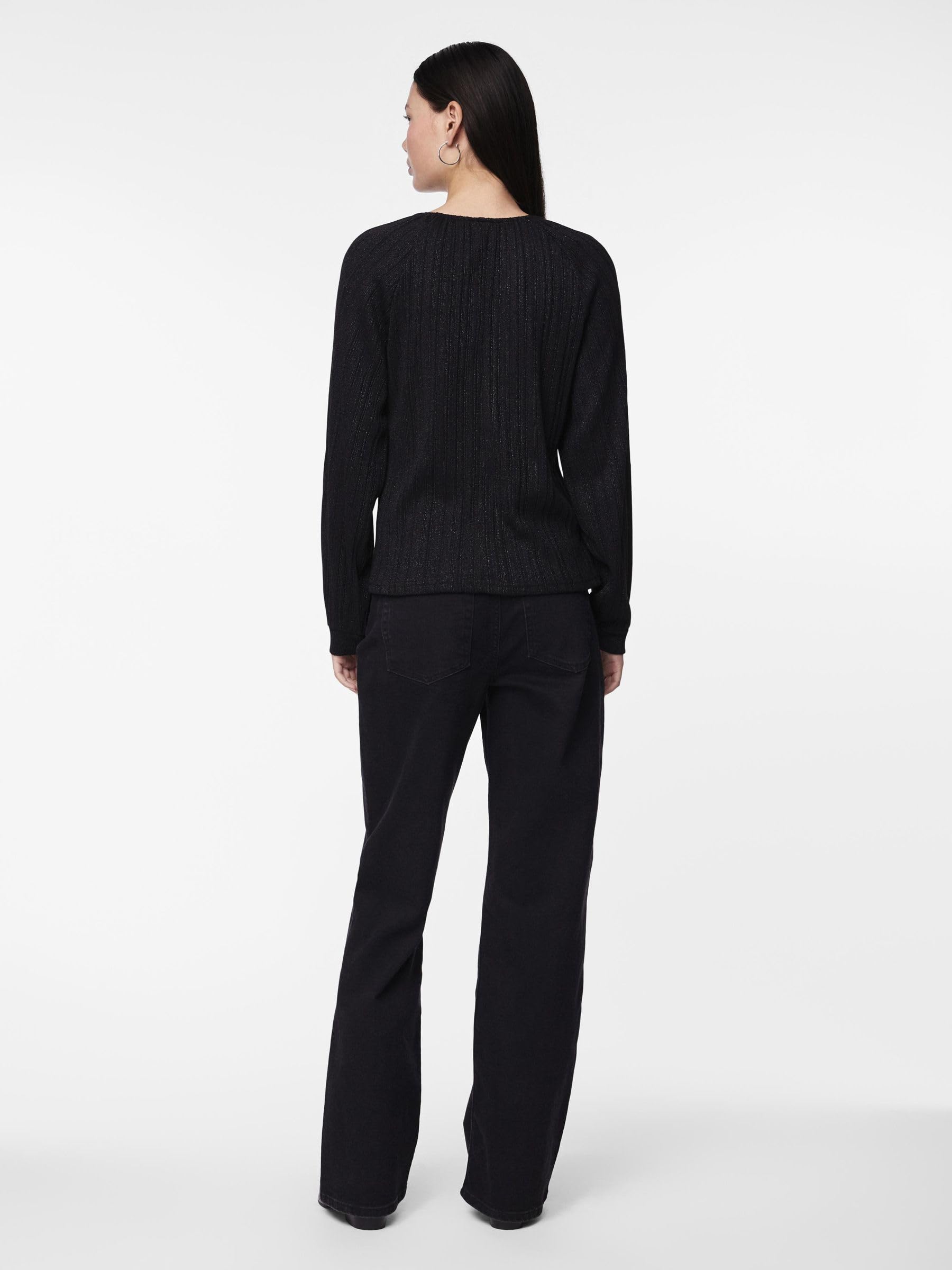 PIECES Pcdalilah New LS Top maglietta maniche lunghe