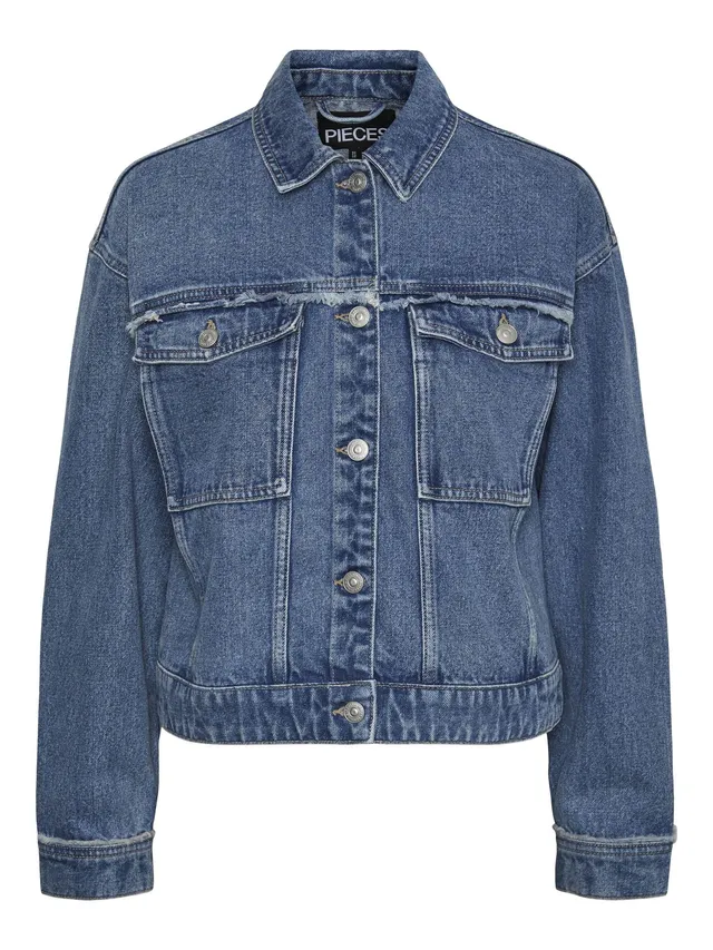 Pieces Pcalfi LS giacca jeans donna M