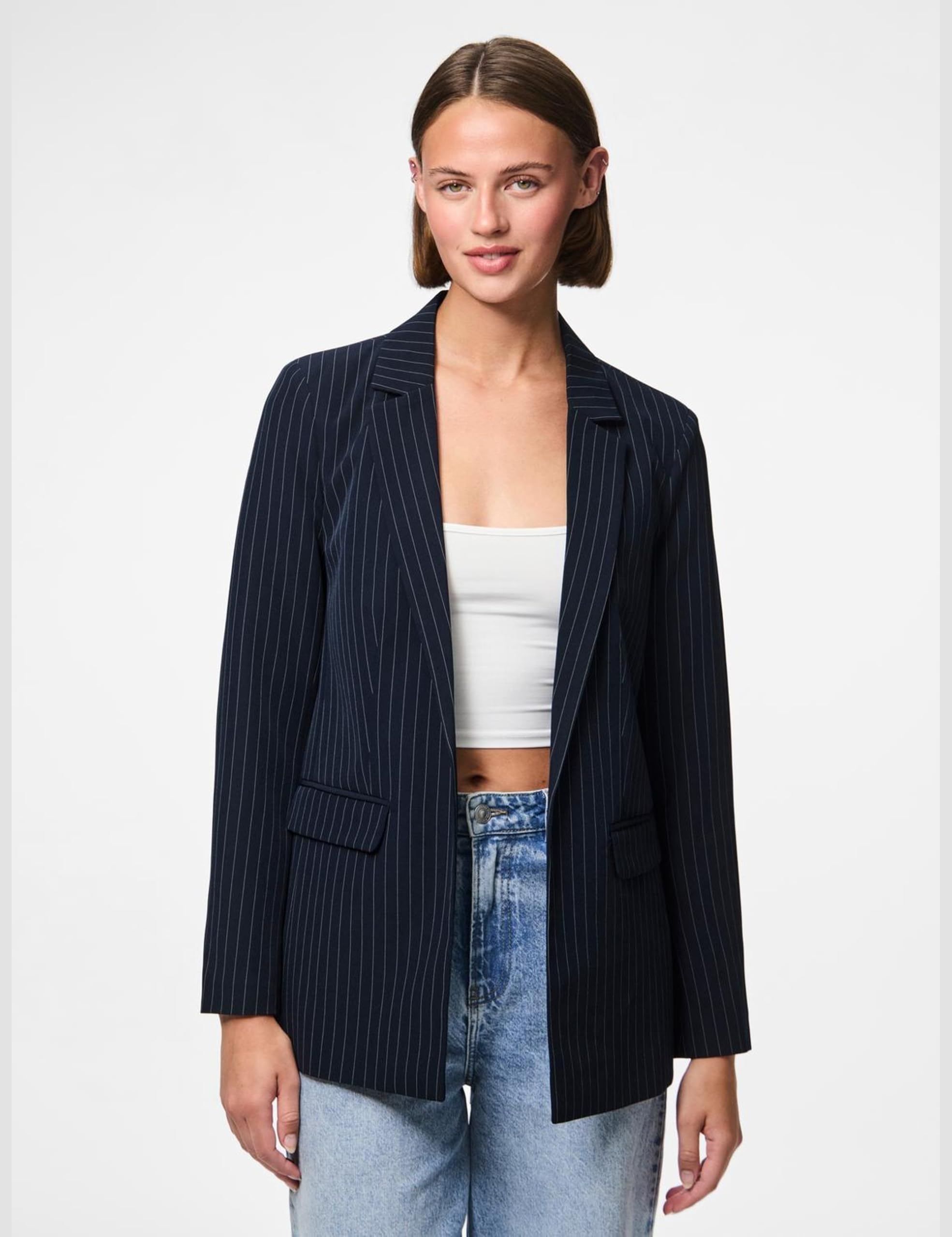Pieces Pcbozzy Striped blazer donna a righe