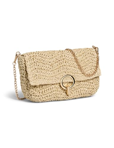 Pieces Pcgamna borsa tracolla donna naturale