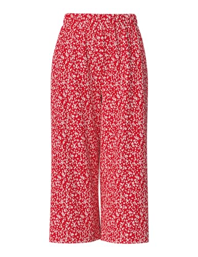 PIECES Pcflora HW Culotte pantaloni neri donna uso quotidiano