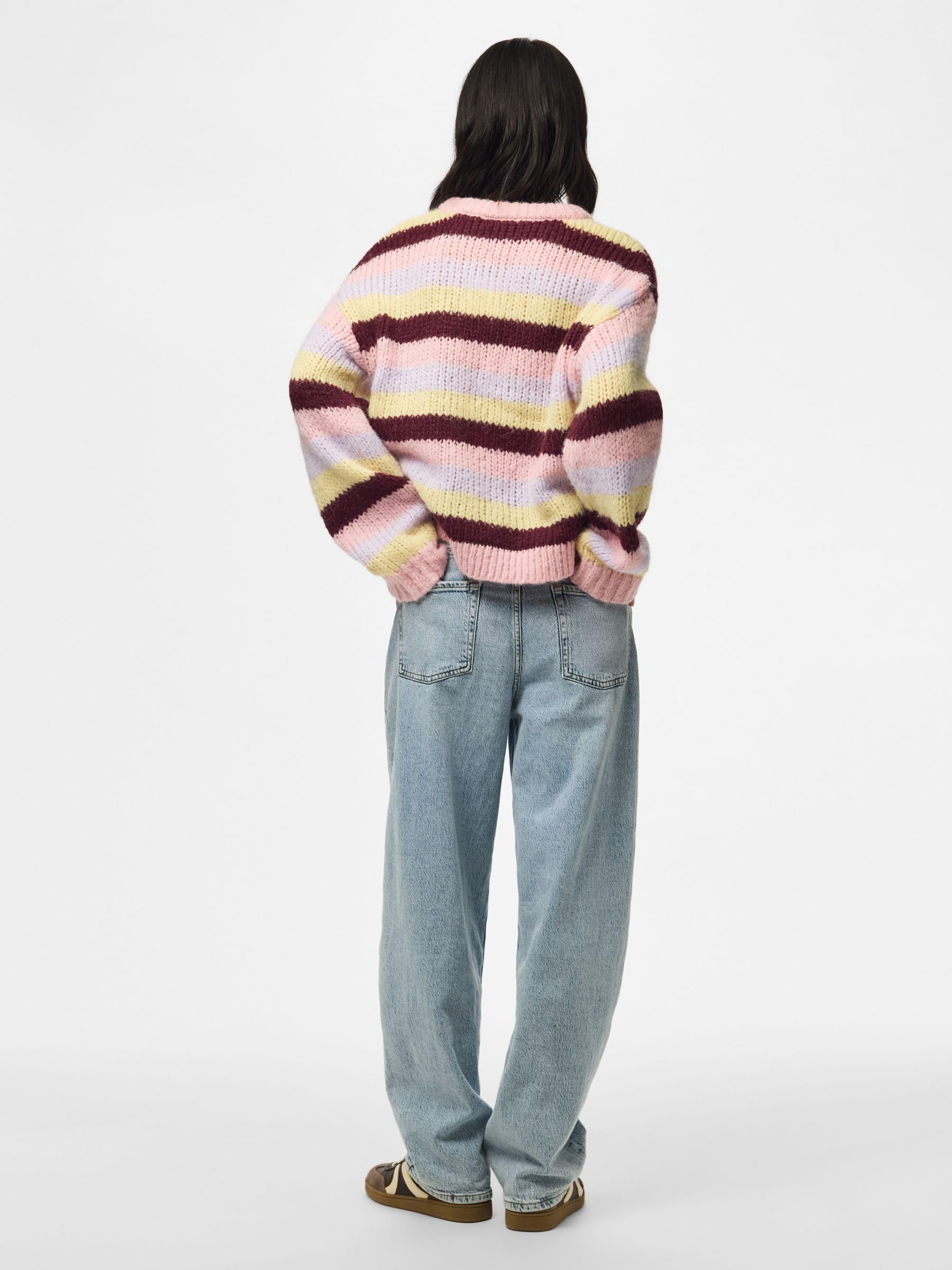 Pieces Pcdorthea LS Chunky Knit Noos BC maglione in maglia grossa