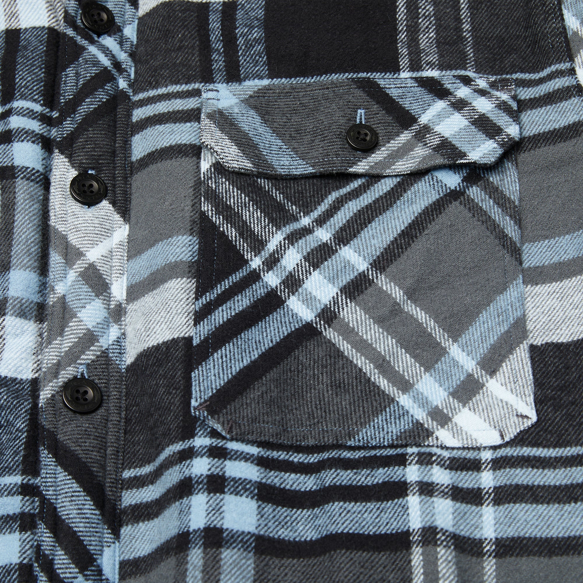 Pelagic Kodiak Camicia Flanella Grafite Cotone Bio