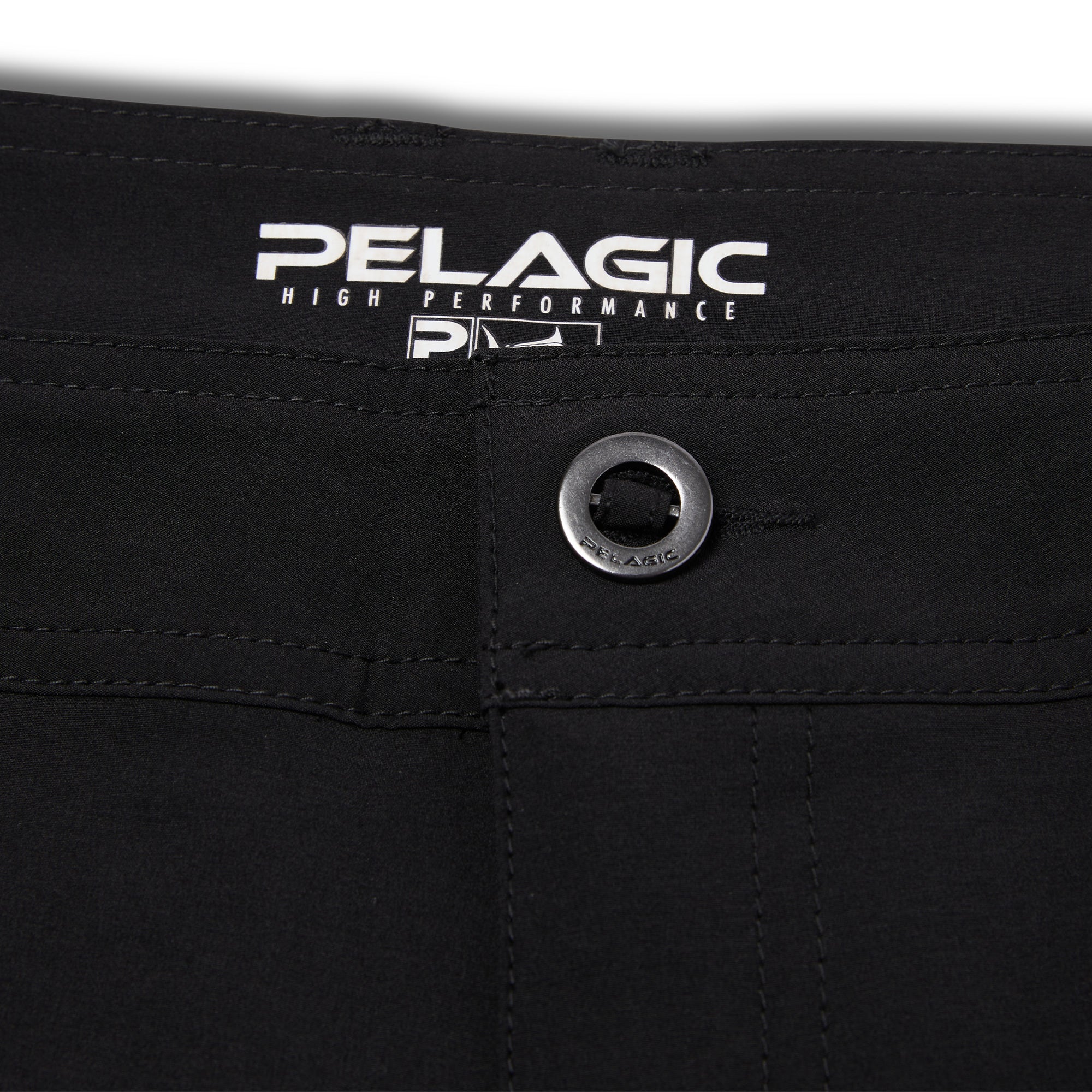 Pelagic Mako shorts uomo neri tessuto elasticizzato