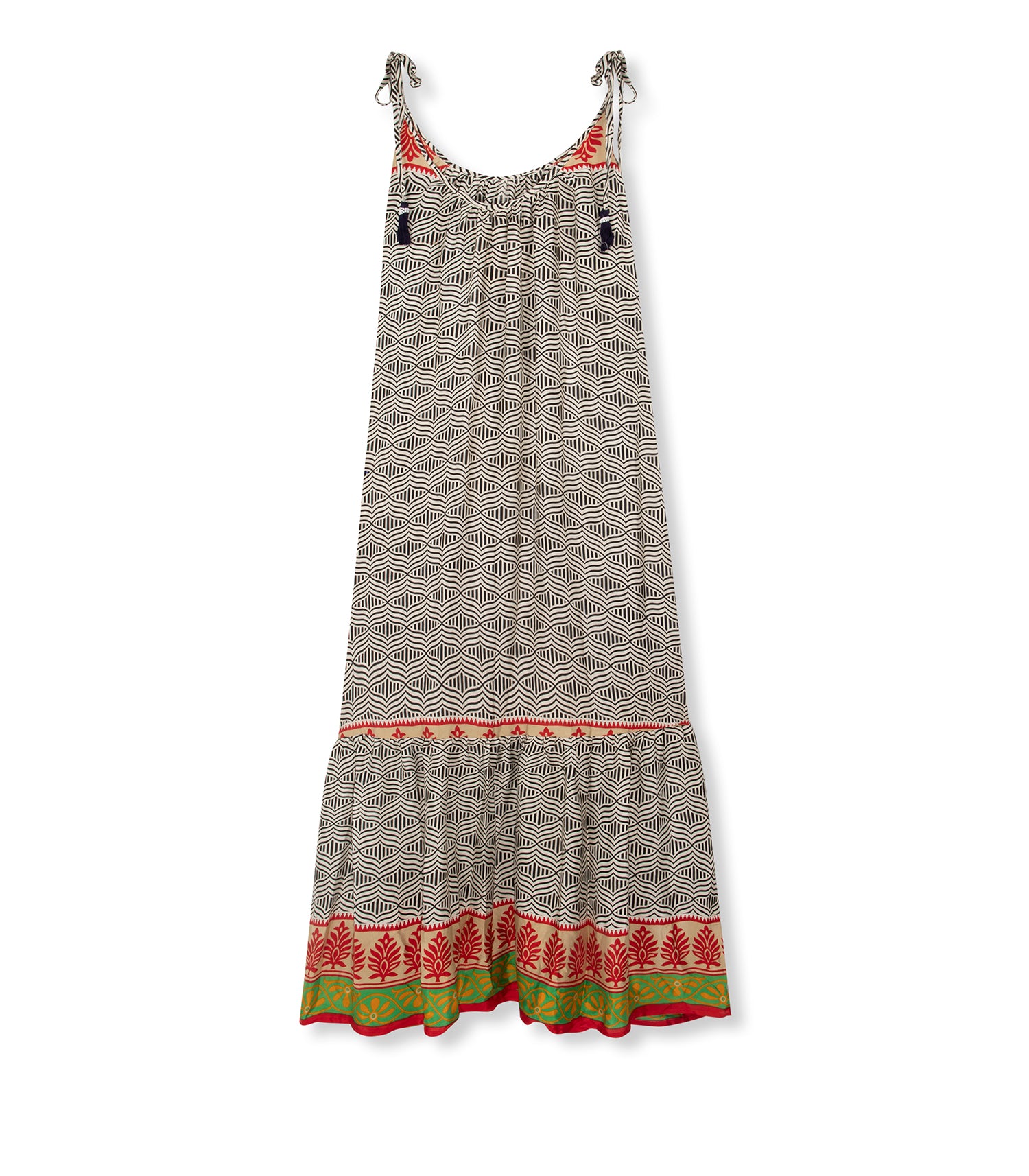 el.residu Myra 36 vestito midi bianco L/XL viscosa