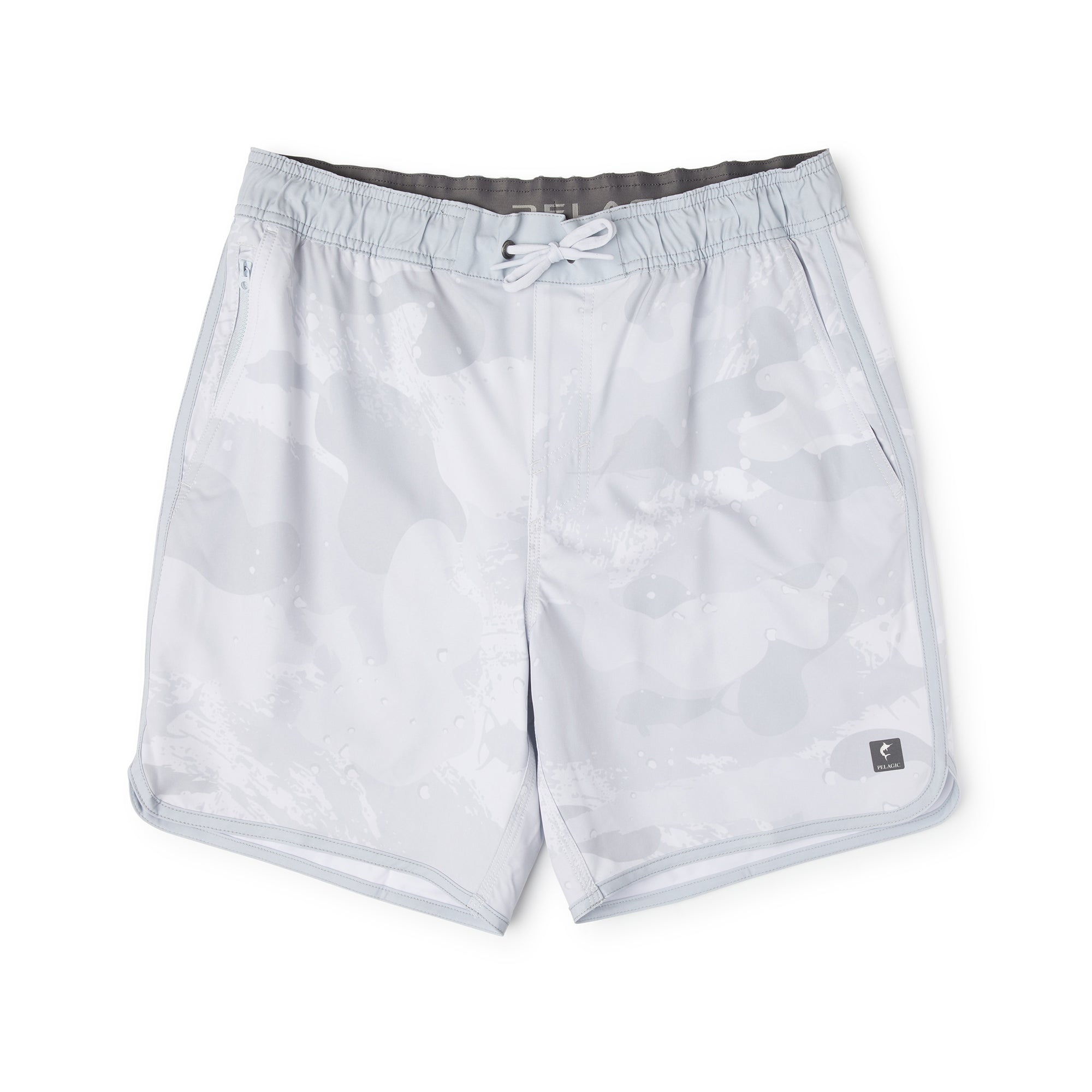 Pelagic Downswell 18 boardshort uomo grigio camo elasticizzato