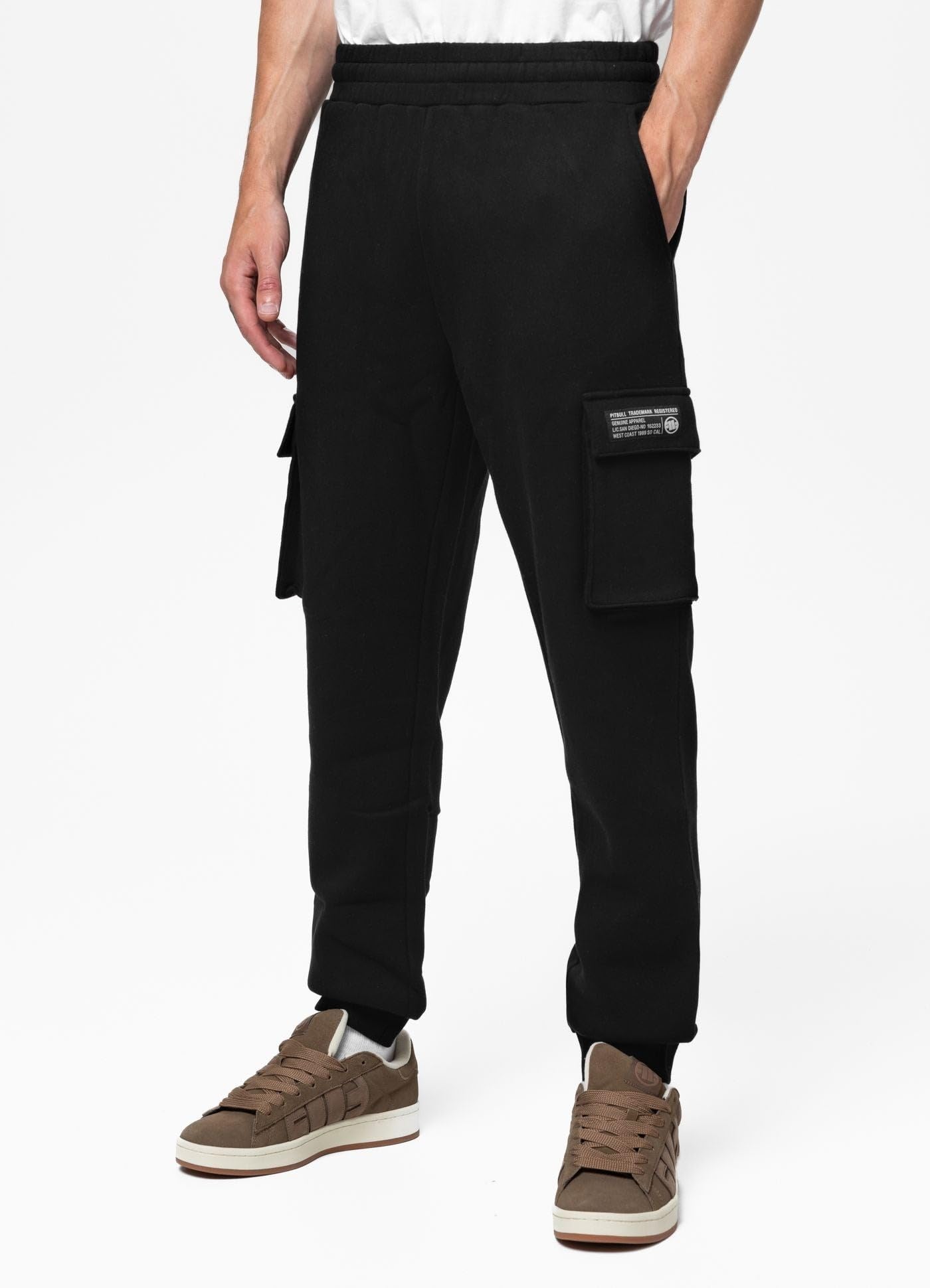 Pitbull Cypress Sport pantaloni cargo uomo S nero slim