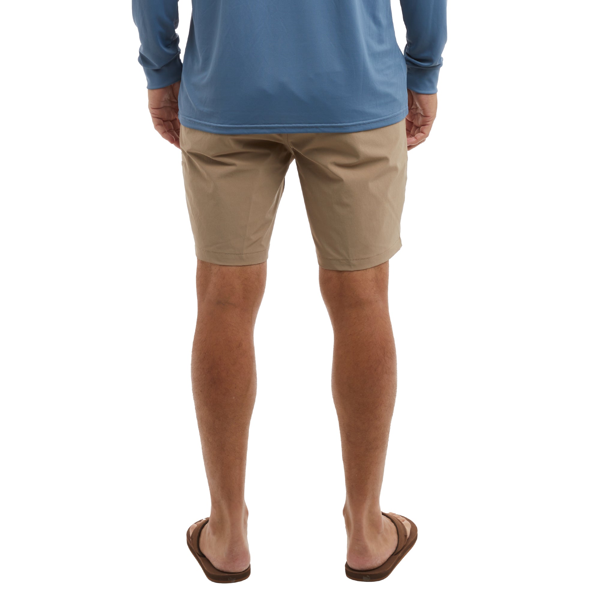 Pelagic Mako pantaloncini uomo kaki scuro elasticizzati