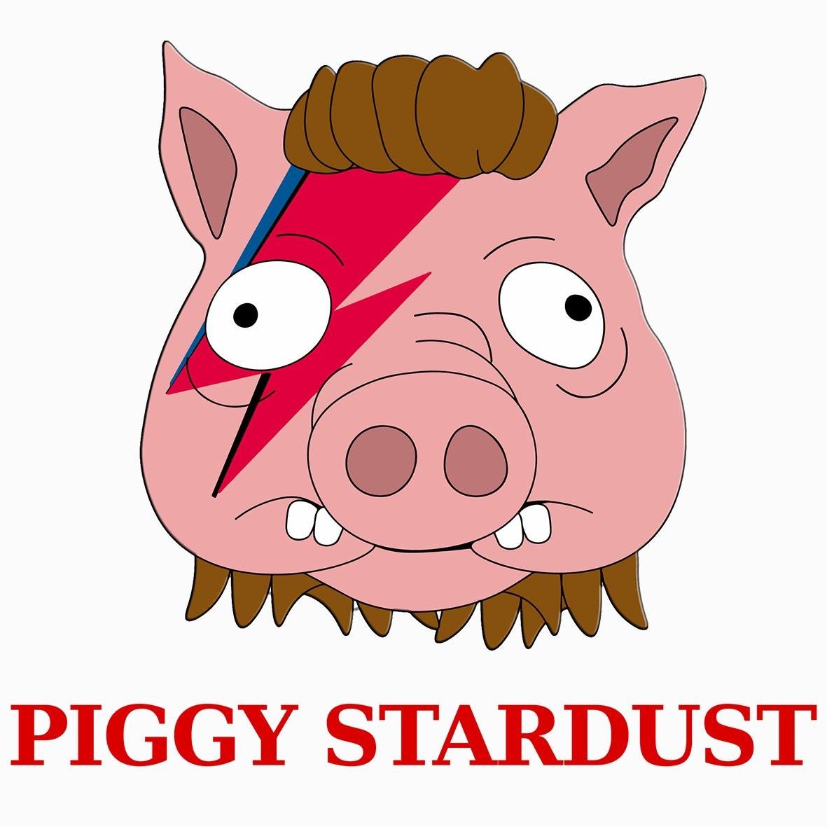 Matrix Tribe Piggy Stardust t-shirt cotone unisex