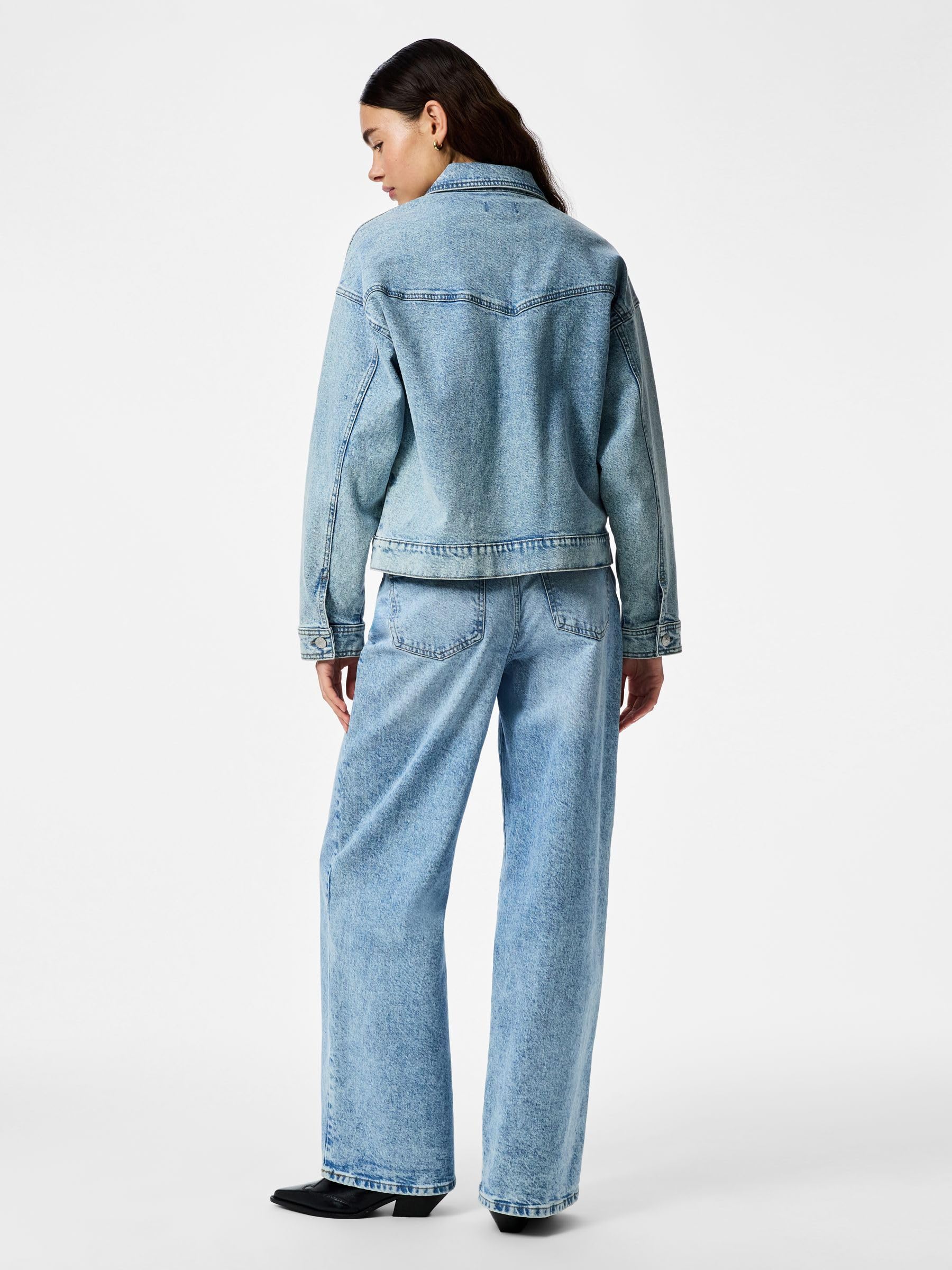 PIECES Pcelma Noos BC Giacca Denim Blu Chiaro M
