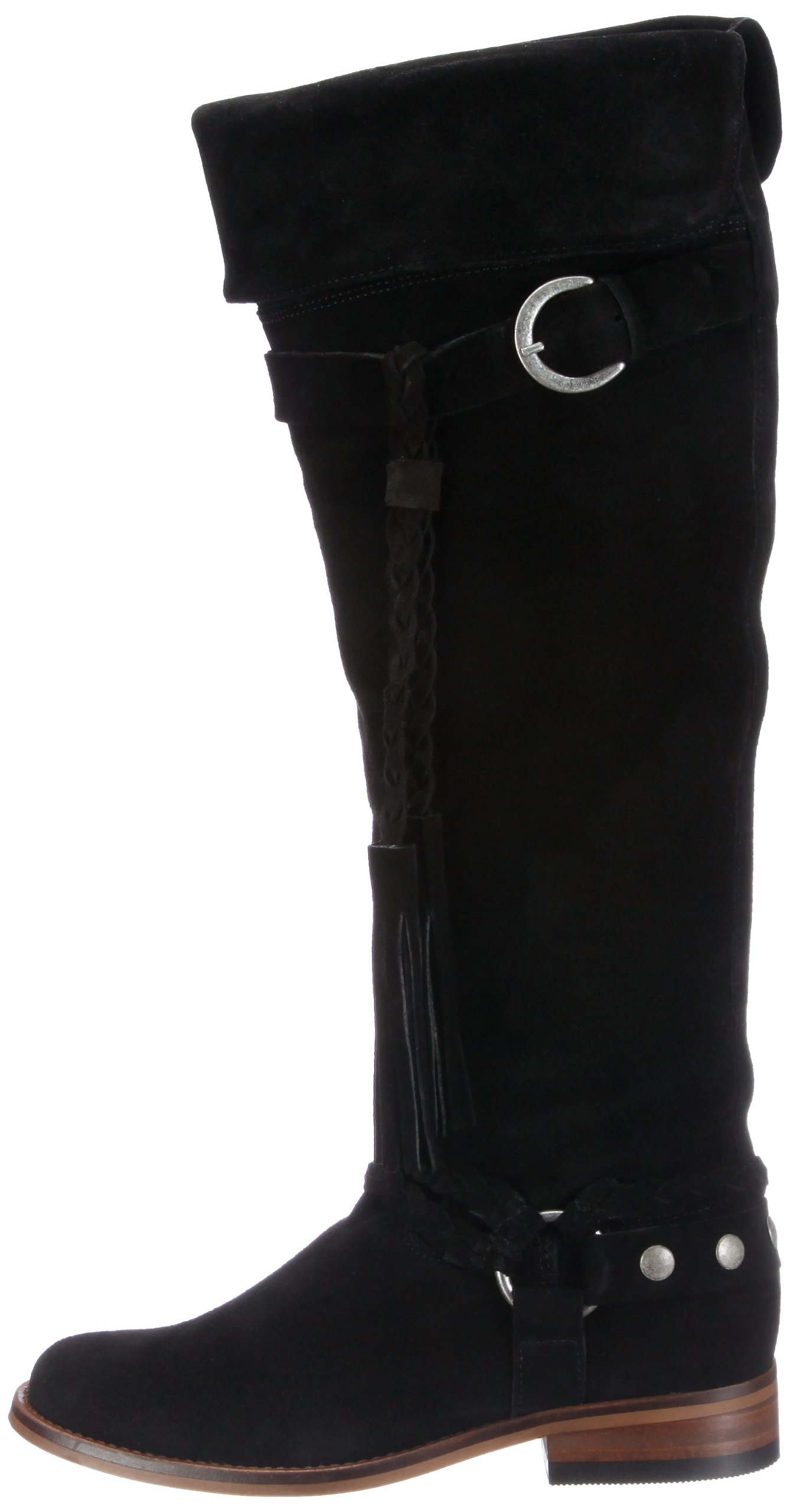 Pieces Piona Shop Suede Boot 17036240 stivali donna neri