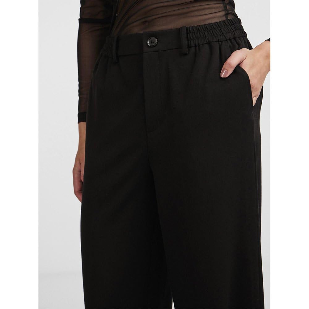PIECES Pccamil HW Wide Pant Noos pantaloni donna cotone