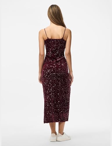 Pieces Pckam SL gonna longuette Tawny Port XS jersey