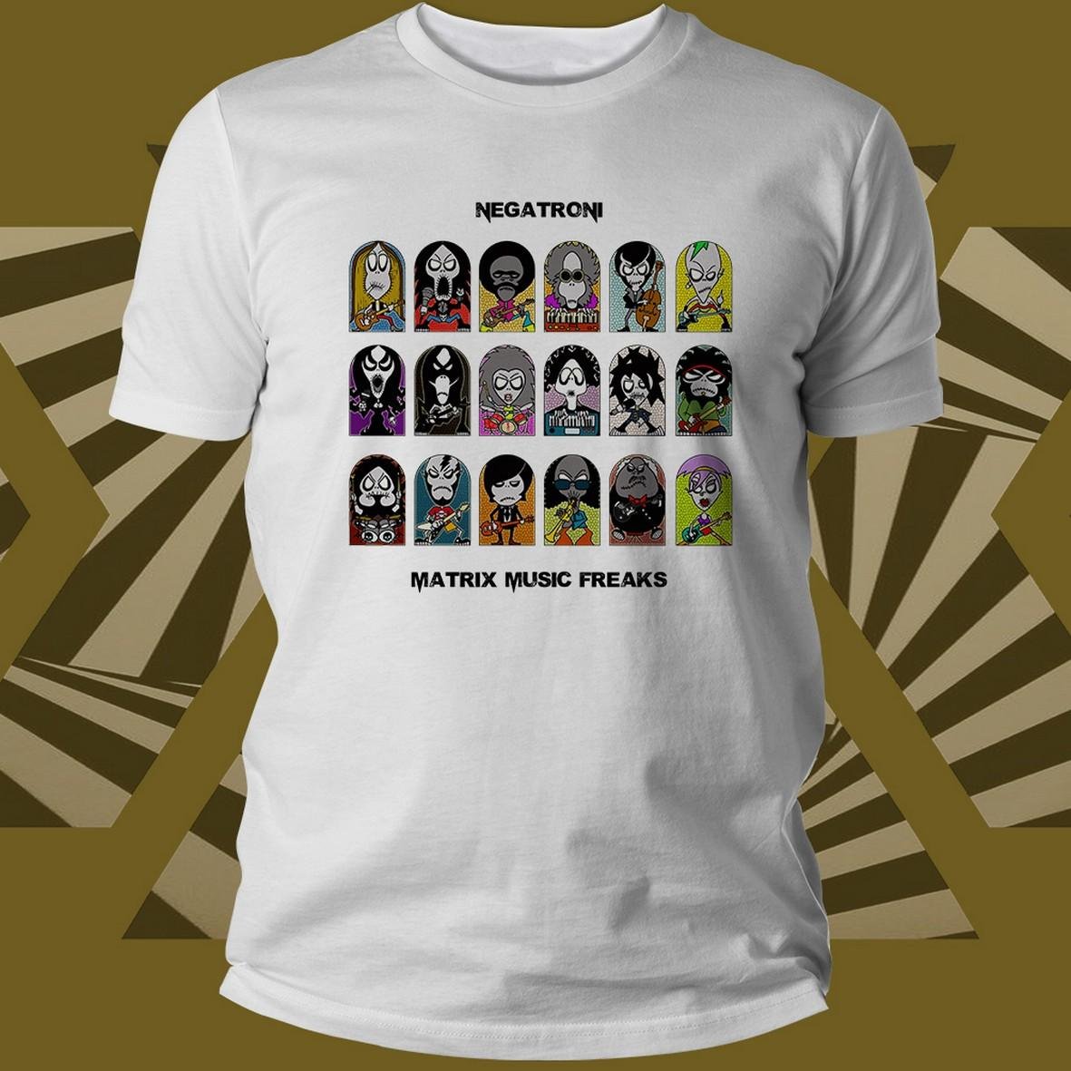 Music Freaks Negatron T-shirt unisex cotone Matrix