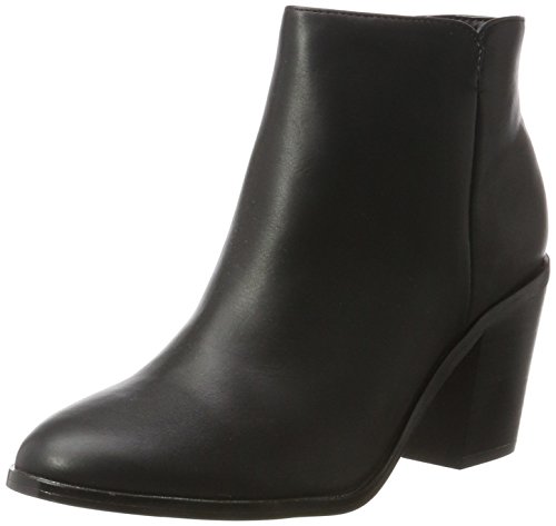 Pieces Pspera Boot stivaletti donna neri pelle con zip
