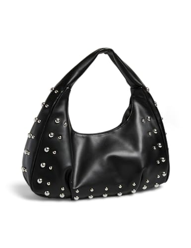 Pieces Pcgessica Studs Shoulder Bag borsa tracolla nera borchie