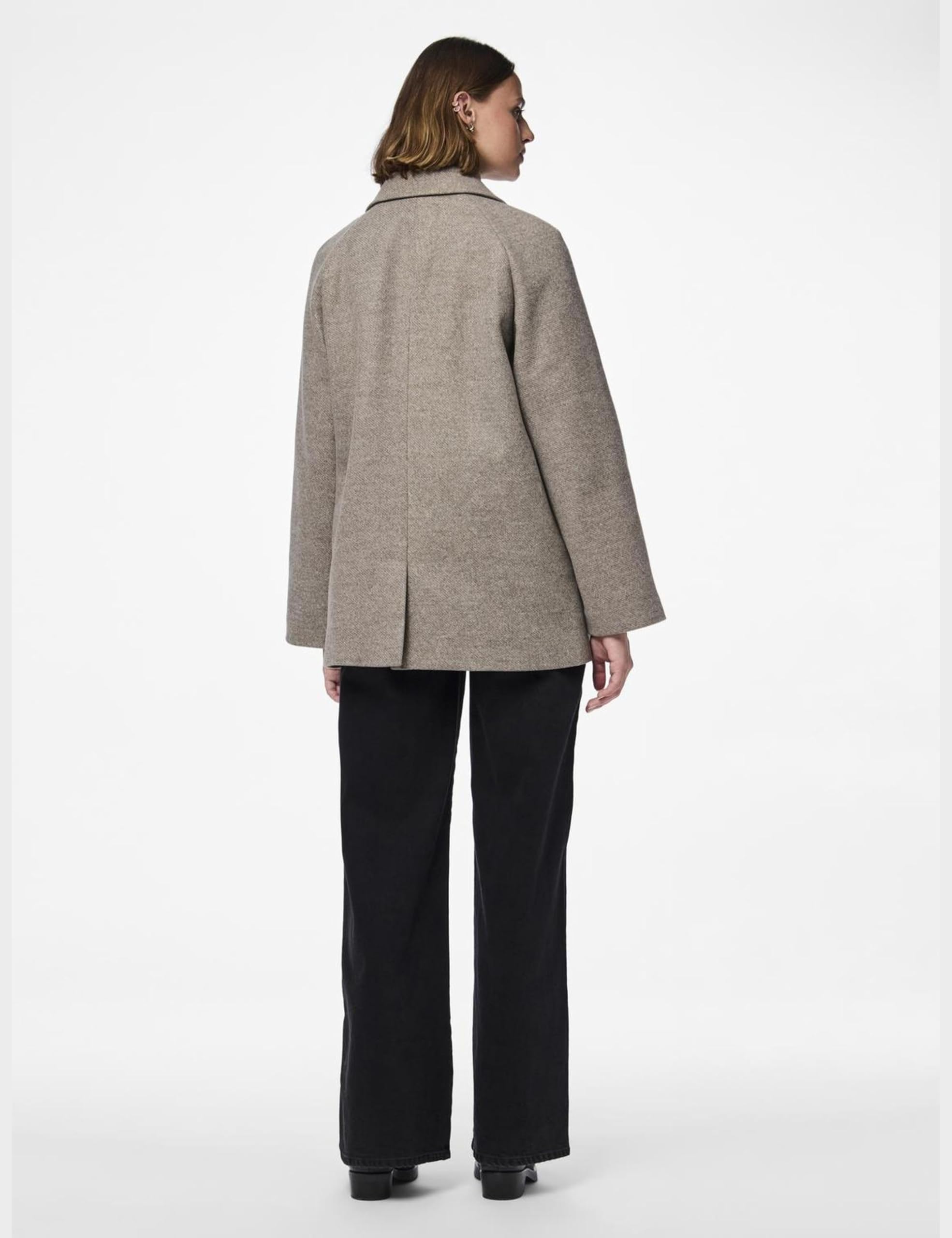Pieces Pcmarbel Coat cappotto corto donna invernale