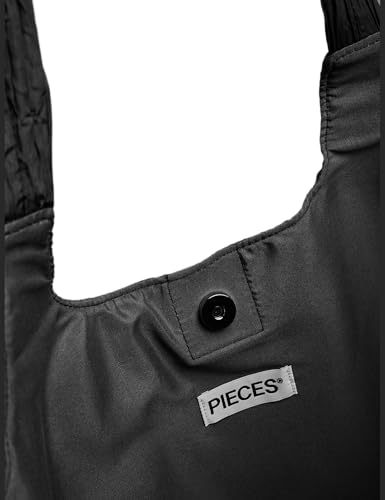 Pieces Pcflora Large borsa shopper donna nero