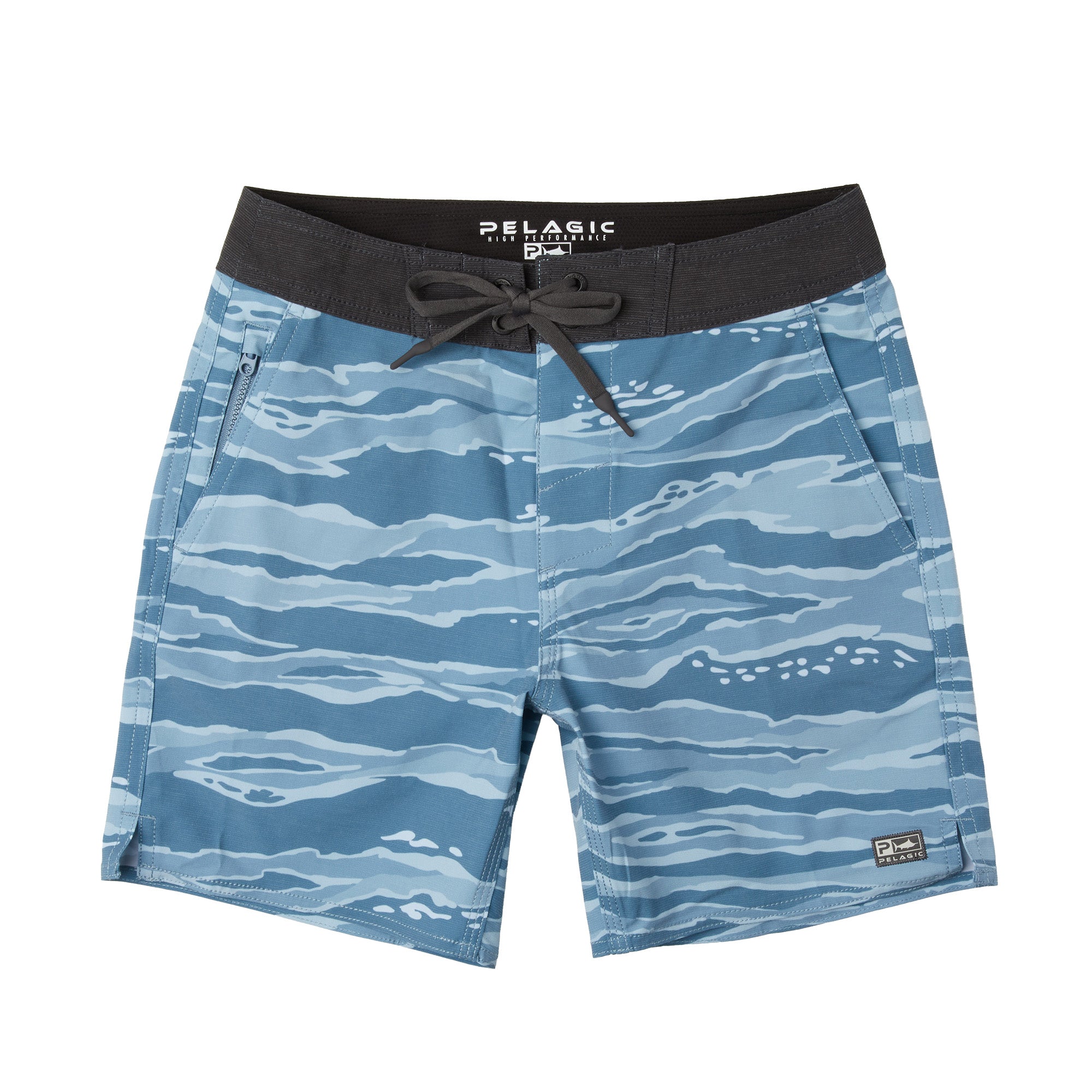 PELAGIC Ledge costume mare ragazzo petrolio tasca zip