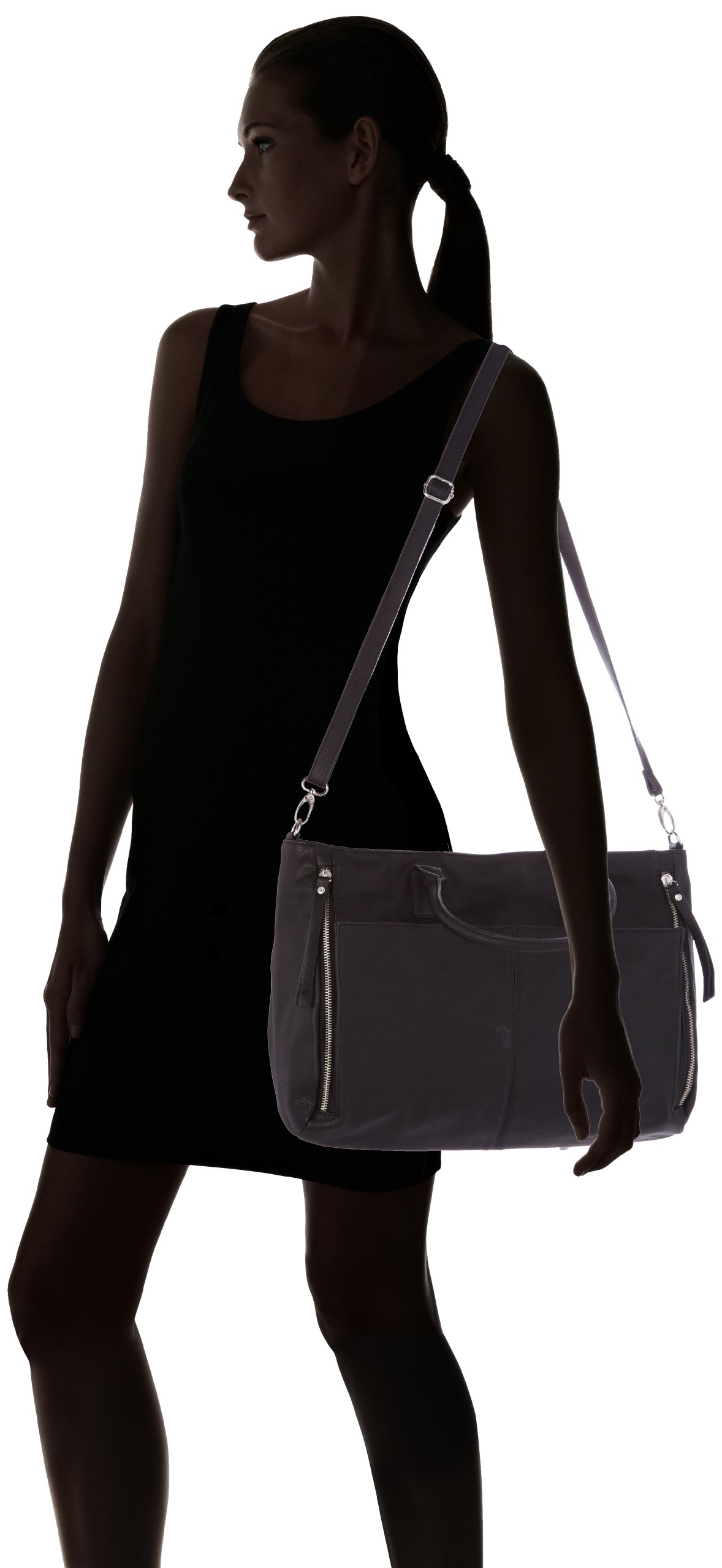 Pieces Dessa borsa donna 38x26x12 capiente