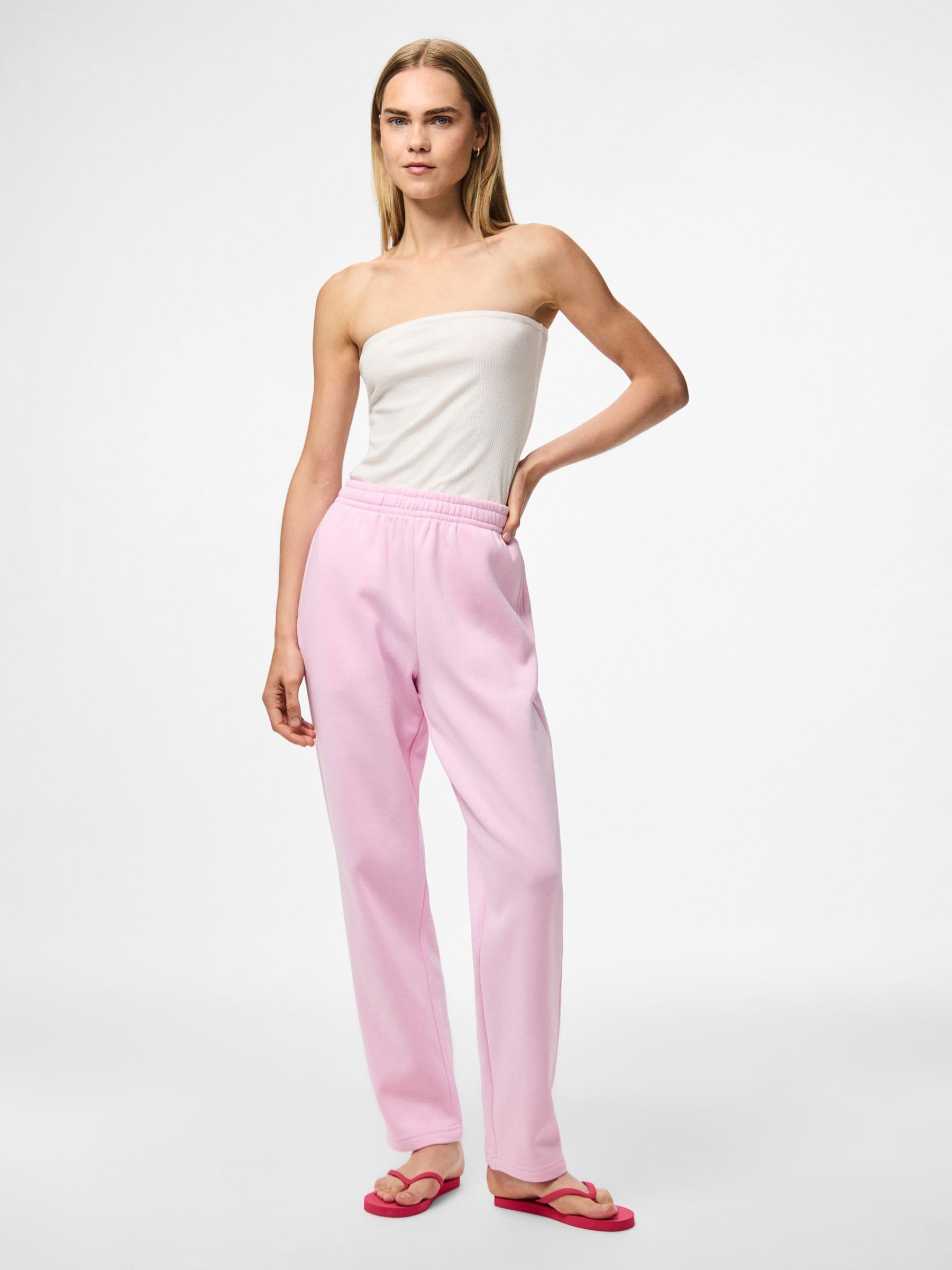 Pieces Pcchilli Straight Fit pantaloni tuta donna comodi