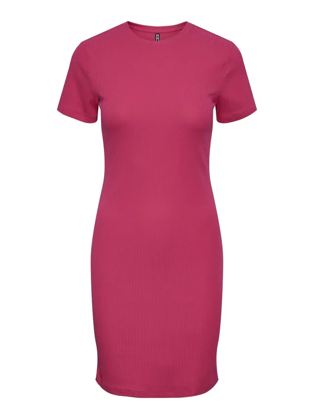 Pieces Pcruka SS Dress Noos vestito manica corta leggero