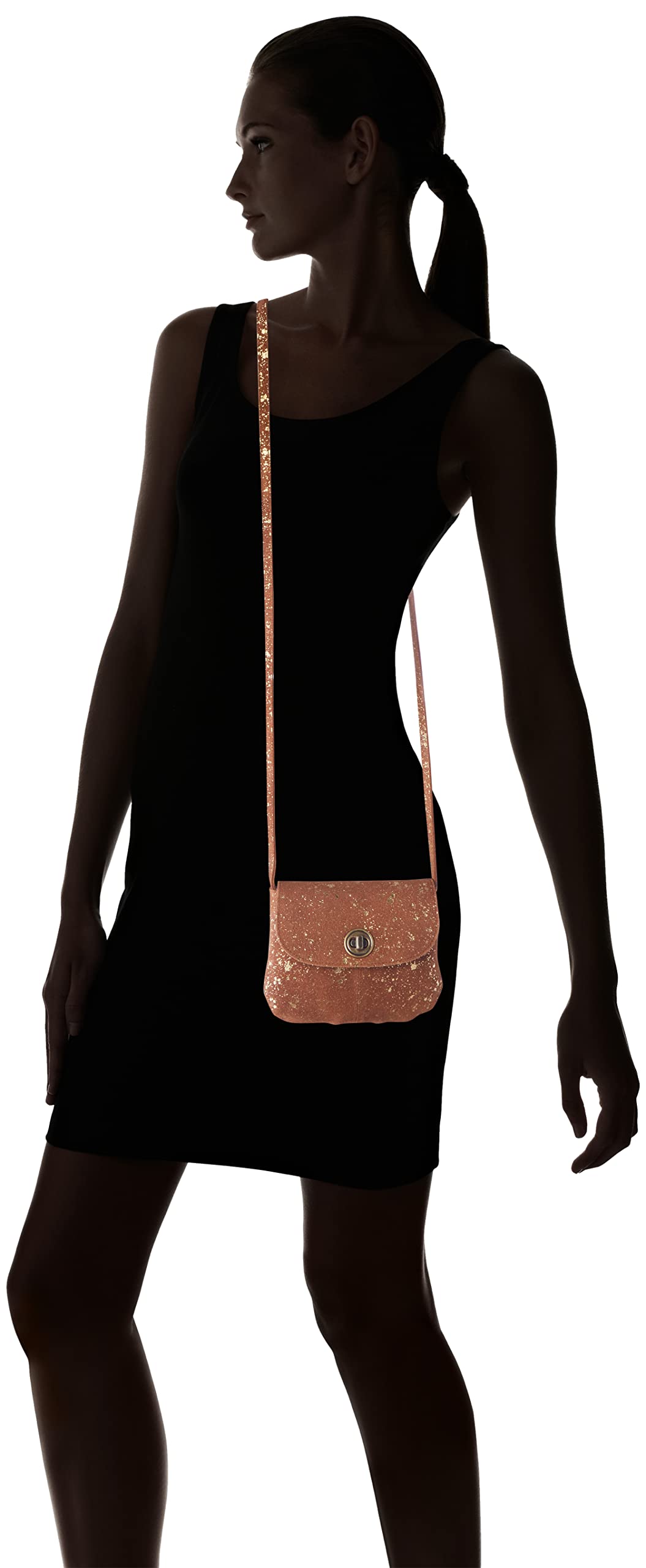Pieces Pctotally Royal Leather party bag borsa a spalla donna