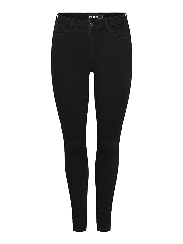 Pieces Pcdelly Skn MW BLC Noos jeans S 30L skinny