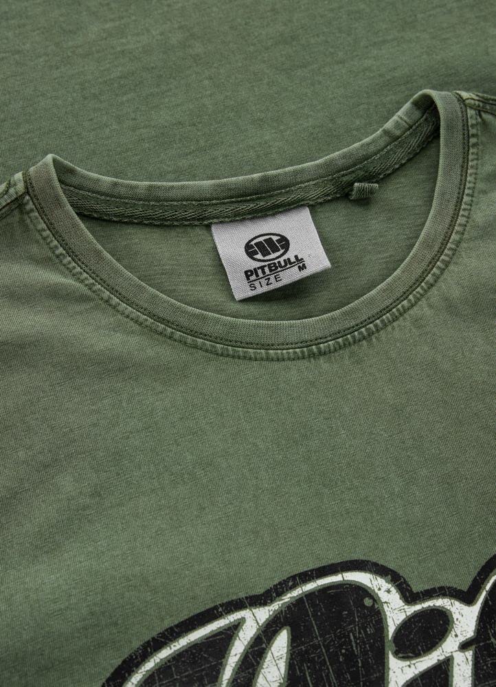 Pit Bull West Coast Denim Washed t-shirt uomo cotone