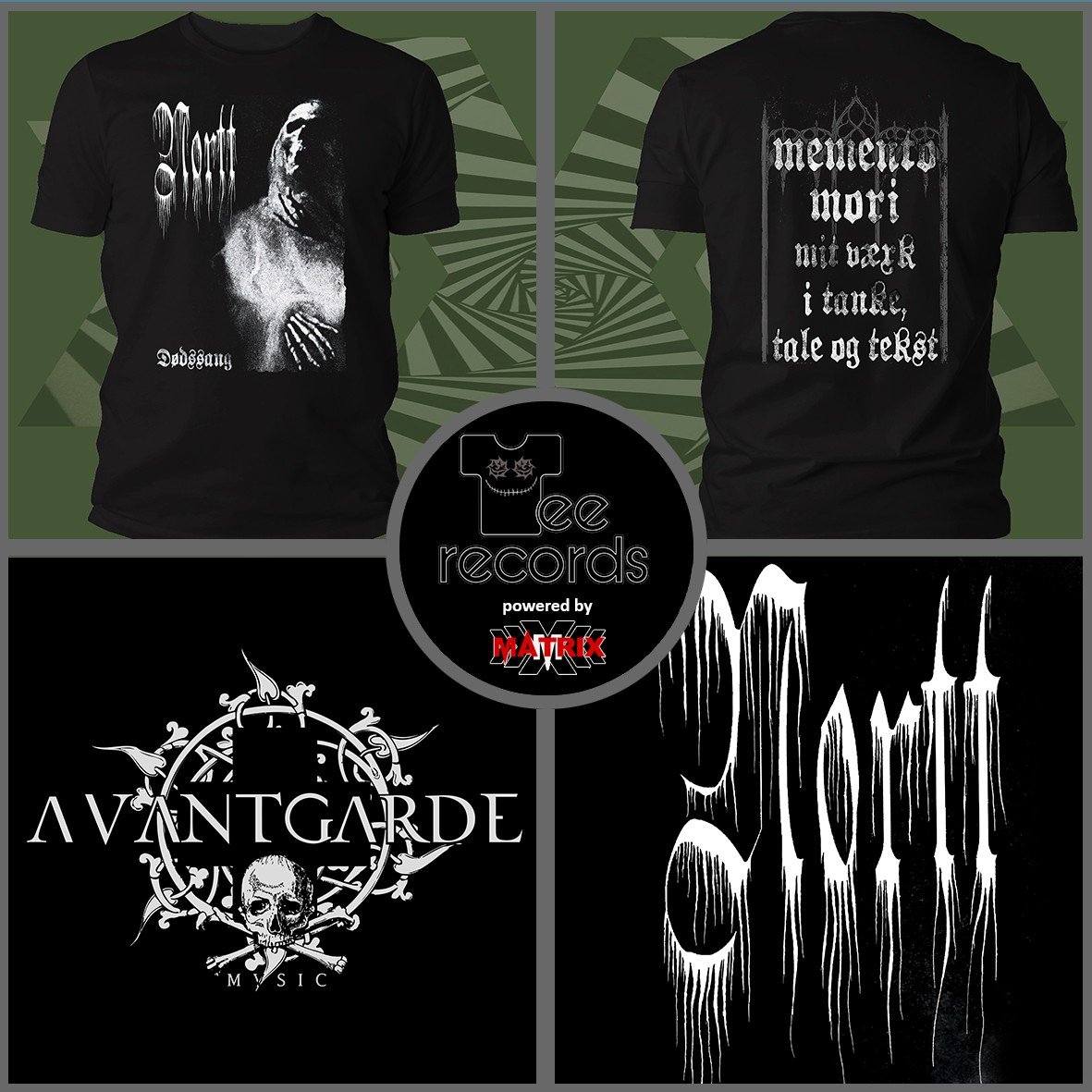 Matrix Music Store Nortt Dodssang t-shirt cotone organico